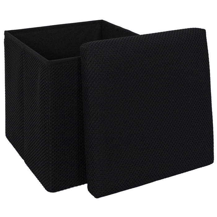 Home Deco Factory Pouf Plegable Atom Noir Home Deco Factory Pouf Plegable Atom Noir
