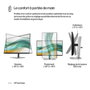 HP - Moniteur Écran PC 23,8" FHD 100 Hz HP Series 5 Pro - 524pf - Confort ergonomique, Design 3 bords fins, sRGB 100%