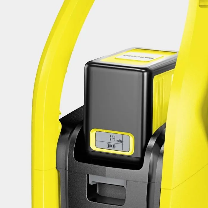 Karcher K2 Nettoyeur haute pression sans fil, fonctionne sur batterie Power 36 V, autonome, compatible avec tuyau d'aspiration