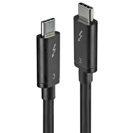 Lindy Câble Thunderbolt 3 0,5m 40Gbit/s noir