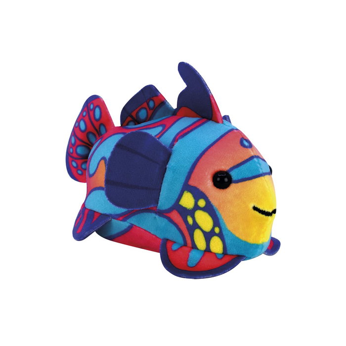Jazwares Zhu Zhu Fish, Figurines Mascottes Aquatiques Nadant sur Terre, Assortiment de 6 Pièces, Jouet pour Enfants de +4 Ans, Réf. Z1000