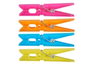 Arte Regal Set de 24 Pinces en Plastique et Métal Grandes Couleurs Assorties 15 x 29 x 4 cm (Set de 24)