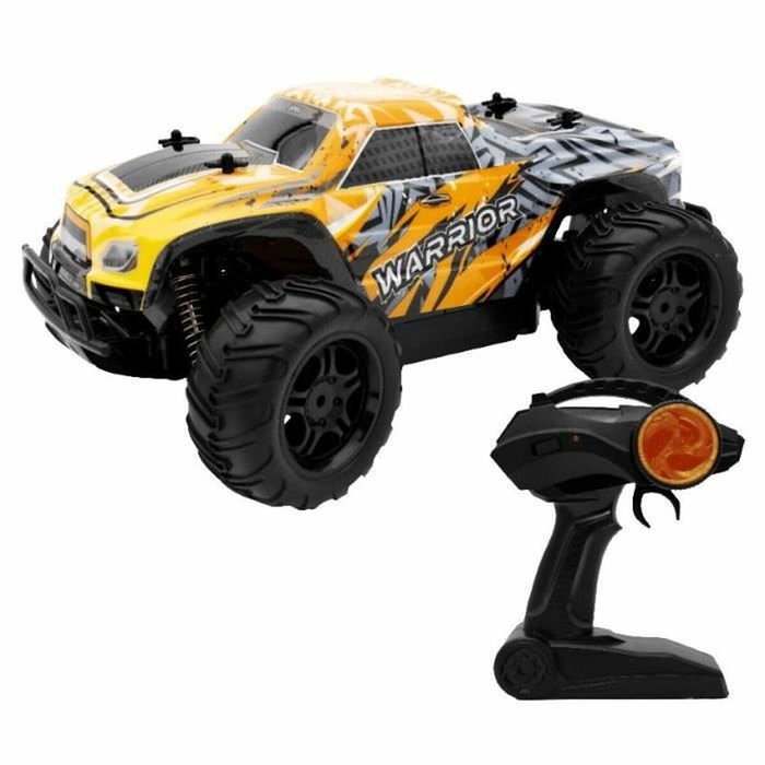 Silverlit Monster Warrior 4X4 Voiture Télécommandée Noir et Jaune Silverlit Monster Warrior 4X4 Voiture Télécommandée Noir et Jaune