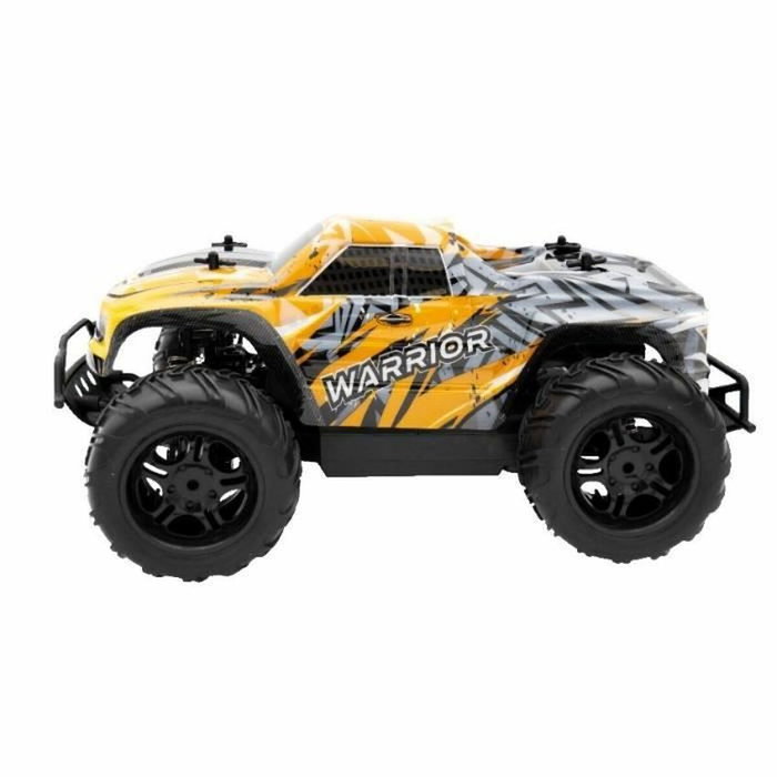 Silverlit Monster Warrior 4X4 Voiture Télécommandée Noir et Jaune Silverlit Monster Warrior 4X4 Voiture Télécommandée Noir et Jaune