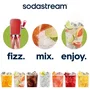 Sodastream ART Mandarine Machine à eau gazeuse avec bouteille 1L et recharge gaz 60L