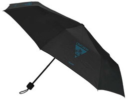 Safta Blackfit8 California - Parapluie manuel pliable 54 cm, noir, 8 baleines
