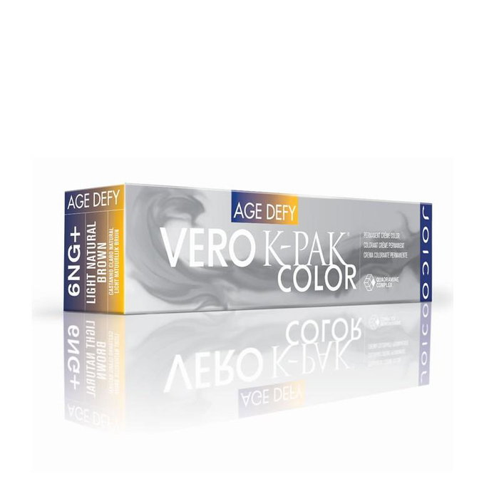 Joico Vero K-Pak Color Age Defy - Colorant permanent anti-âge pour cheveux 74 ml - Nuance 6NG+ (Blond très clair doré intense) Joico Vero K-Pak Color Age Defy - Colorant permanent anti-âge pour cheveux 74 ml - Nuance 6NG+ (Blond très clair doré intense)