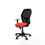 PIQUERAS Y CRESPO Chaise Alocén Synchrone Orange foncé/Noir