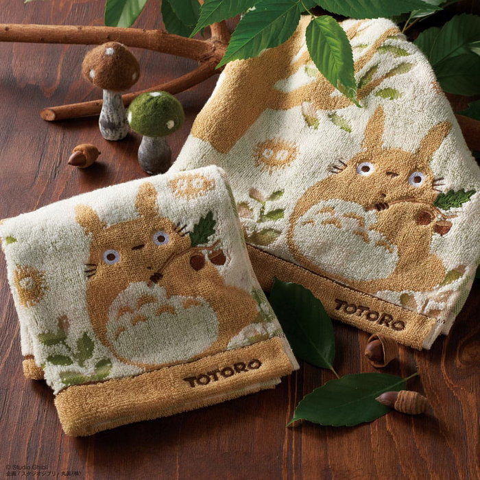 Marushin Mon voisin Totoro pack de 2 serviettes de toilette pour les mains Marushin Mon voisin Totoro pack de 2 serviettes de toilette pour les mains