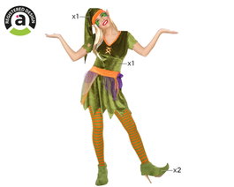 Déguisement Duende Femme Adulte Vert XL