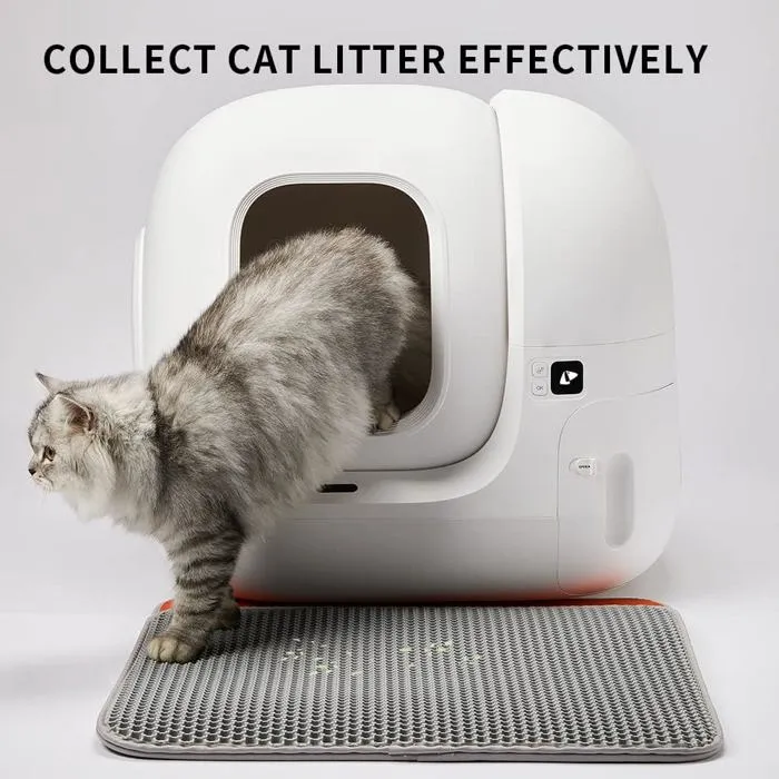 Petkit - Tapis extérieur pour litière automatique PuraMax et Pura X - Antidérapant, imperméable - 55 x 55 cm - Gris et Orange Petkit - Tapis extérieur pour litière automatique PuraMax et Pura X - Antidérapant, imperméable - 55 x 55 cm - Gris et Orange