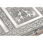 Boîte à bijoux Home ESPRIT Argenté Naturel Bois Aluminium 27,5 x 20 x 5,4 cm
