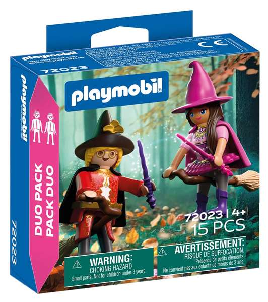 Playmobil - Duo Pack Sorcière et Magicien - Figurines Jouet - Âge Recommandé 4 à 10 Ans Playmobil - Duo Pack Sorcière et Magicien - Figurines Jouet - Âge Recommandé 4 à 10 Ans