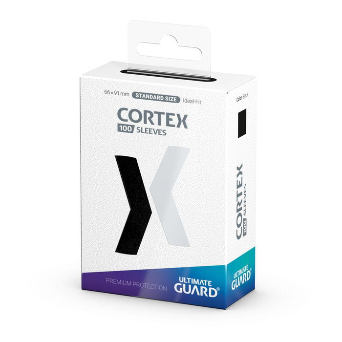 Ultimate Guard Cortex Sleeves Standard Size (100) - Black Ultimate Guard Cortex Sleeves Standard Size (100) - Black