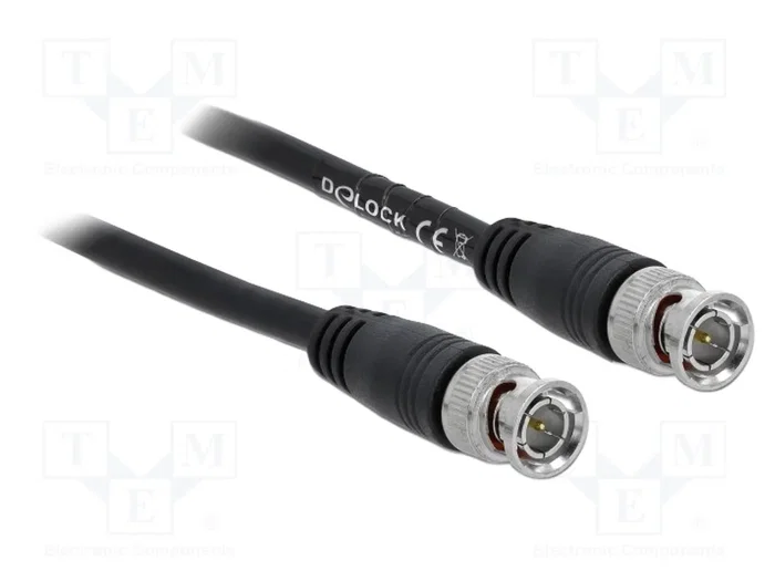 DELOCK Câble coaxial RG59 75Ω avec connecteurs BNC mâle, 10m DELOCK Câble coaxial RG59 75Ω avec connecteurs BNC mâle, 10m