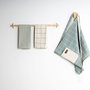 Vinthera Tablier et 2 torchons de cuisine Okapi recyclés 50x110 cm-40x60 cm Textile Bicolor Oeko-Tex