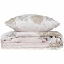 BigBuy Home Parure de couette Brun, Blanc, Gris en 100% coton renforcé (220 x 240 cm) avec 2 taies d'oreiller