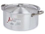 Kinvara Casserole en Aluminium 24 cm 5 L Argent 33x25x12 cm Compatible Lave-vaisselle Gaz Four (Set de 10)