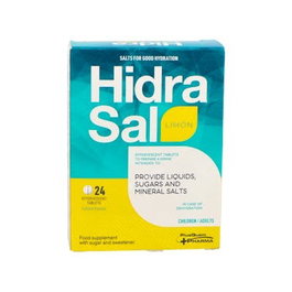 PLUSQUAM HIDRASAL Citron 24 comprimés effervescents