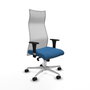 Piqueras y Crespo Chaise de Bureau Albacete Bleu clair et Blanc