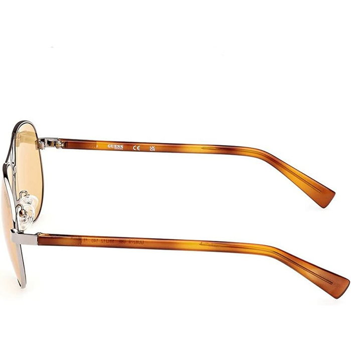 Guess GU8279 08E Lunettes de soleil Aviateur Argenté