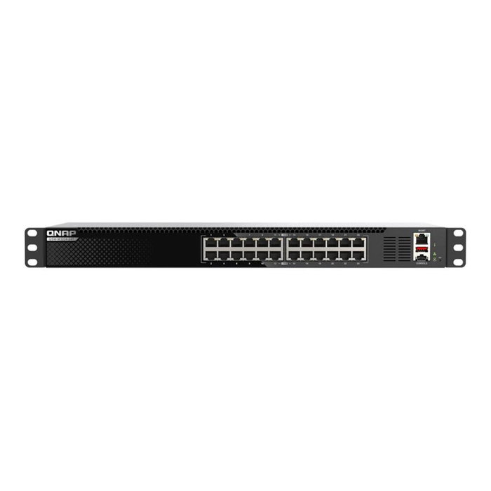Qnap QSW-M3224-24T Switch 24 Ports 10 Gigabit Ethernet L3 Lite Géré Montage Rack Qnap QSW-M3224-24T Switch 24 Ports 10 Gigabit Ethernet L3 Lite Géré Montage Rack