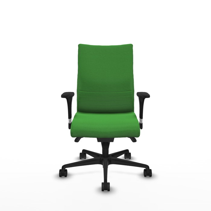 Piqueras Y Crespo Chaise Albacete Verte avec Mécanisme Synchrone et Accoudoirs 1D