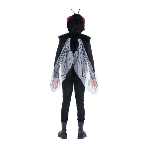 My Other Me Déguisement Mouche avec Chapeau, Haut et Ailes - Taille XL - Noir