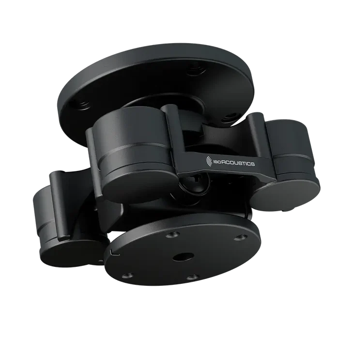 IsoAcoustics V120 Support mural enceinte isolation acoustique rotation 360° inclinaison 90° charge 18kg noir IsoAcoustics V120 Support mural enceinte isolation acoustique rotation 360° inclinaison 90° charge 18kg noir