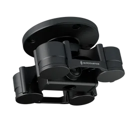 IsoAcoustics V120 Support mural enceinte isolation acoustique rotation 360° inclinaison 90° charge 18kg noir