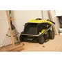 Ryobi Tondeuse à Gazon Poussée 18V ONE+ Brushless RY18LMX37A-150, Ø de Coupe 37 cm avec Ramassage et Mulching, Batterie 5.0 Ah et Chargeur Inclus