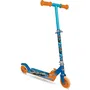 MONDO Trottinette Pliable 2 Roues Hot Wheels - Deck Aluminium Antidérapant, Roues PVC 12cm, Guidon Réglable, 50 kg Max, pour Enfants 5 Ans et Plus