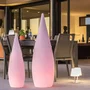 Lumisky Lampadaire extérieur sans fil LED CLASSY C80 multicolore dimmable avec télécommande - Hauteur 80 cm