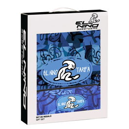 Coffret cadeau El Niño Roller Bleu Noir 2 Pièces