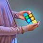 MOOSE - Jeu Flipslide 90984 en espagnol - Jeu électronique portable avec 4 modes (Vitesse, Niveau, Mémoire, Multijoueur) - Pour enfants dès 8 ans