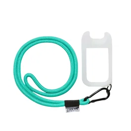 Haan Kit de désinfectant pour les mains avec cordon de cou et étui de protection, Vert