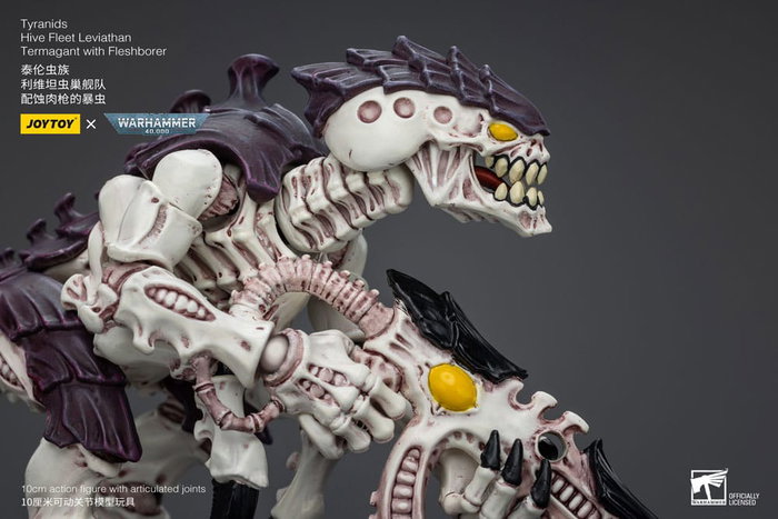 Joy Toy (CN) Warhammer 40k Tyranids Hive Fleet Leviathan Termagant avec Fleshborer 12 cm