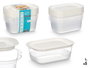 LEKNES Set de 5 Boîtes de Conservation Rectangulaires 1000ml