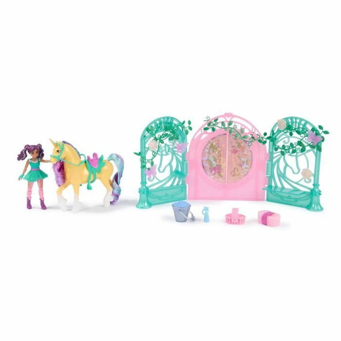 Spin Master Playset Mini Poupée Ava et Leaf Color Reveal Unicorn Academy