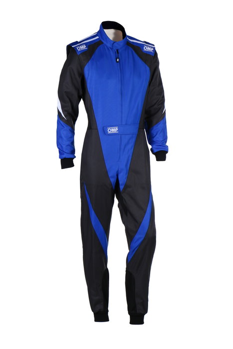OMP Combinaison de course karting KS-3X FIA 8877-2022 Adulte Noir / Bleu Taille 60 OMP Combinaison de course karting KS-3X FIA 8877-2022 Adulte Noir / Bleu Taille 60