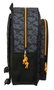 Safta Sac à dos junior à roulettes Naruto 32x38x12 cm en polyester 300D noir et orange