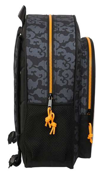 Safta Sac à dos junior à roulettes Naruto 32x38x12 cm en polyester 300D noir et orange Safta Sac à dos junior à roulettes Naruto 32x38x12 cm en polyester 300D noir et orange