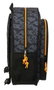 Safta Sac à dos junior à roulettes Naruto 32x38x12 cm en polyester 300D noir et orange