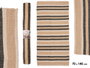 GIFTDECOR Alfombra 3 Colores 70 x 140 cm