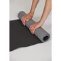 ENDURANCE Tapis de yoga et Pilates TPE antidérapant, 6 mm d'épaisseur, couleur grise