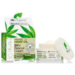 DR. ORGANIC Crème Rescate 24H à l'huile de chanvre