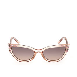 Guess Gafas Lunettes de soleil Femme GU7901 44F Cat-eye Monture Orange Verres Marron Dégradé 135mm