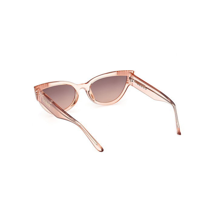 Guess Gafas Lunettes de soleil Femme GU7901 44F Cat-eye Monture Orange Verres Marron Dégradé 135mm