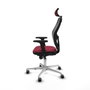 Piqueras y Crespo Chaise de Bureau avec Appui-tête Jorquera 2D086G2 Bordeaux