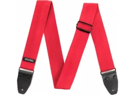 Dunlop Correa Deluxe Seatbelt Guitare/Basse Rouge